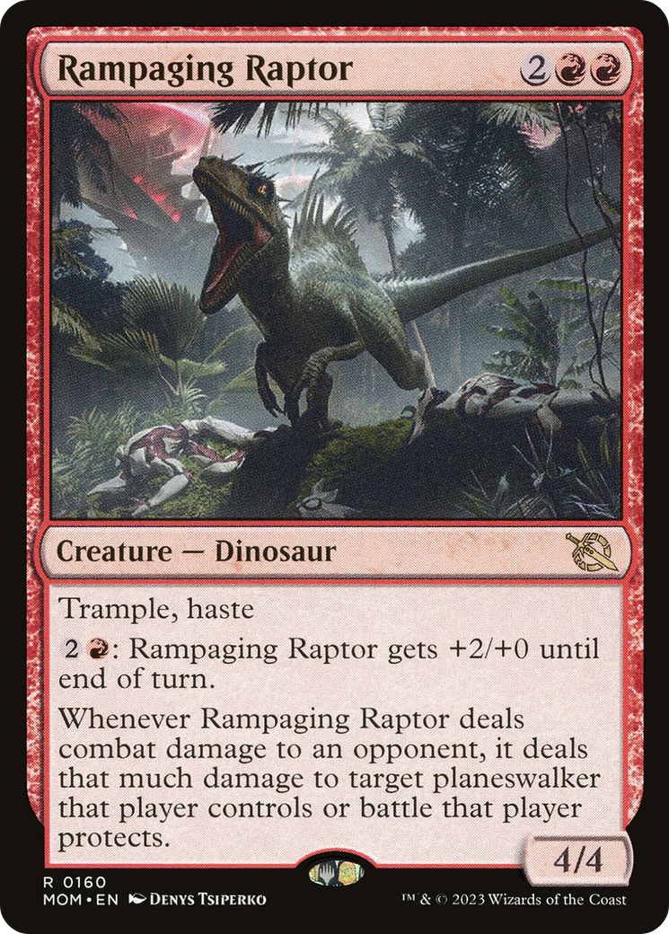 Rampaging Raptor [March of the Machine] | Black Swamp Games