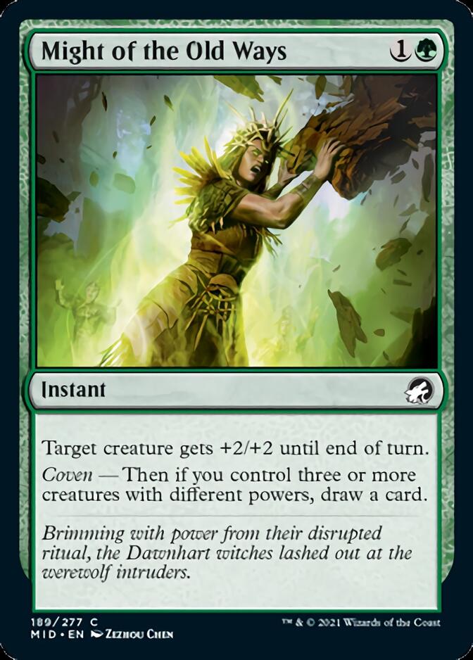 Might of the Old Ways [Innistrad: Midnight Hunt] | Black Swamp Games