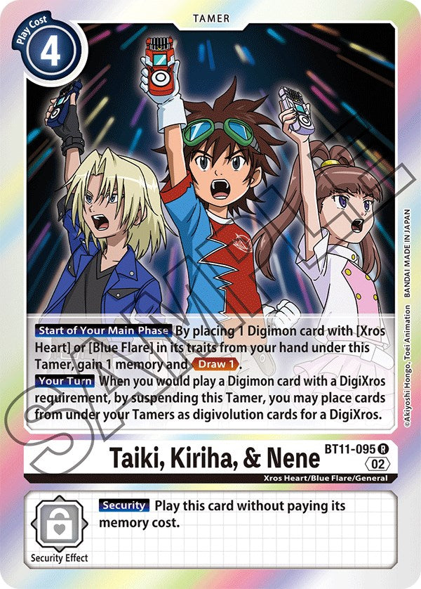 Taiki, Kiriha, & Nene [BT11-095] [Dimensional Phase] | Black Swamp Games