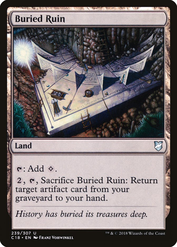 Buried Ruin [Commander 2018] | Black Swamp Games