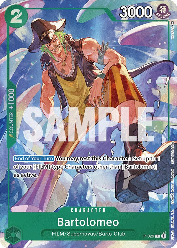 Bartolomeo (Event Pack Vol. 1) [One Piece Promotion Cards] | Black Swamp Games