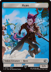 Hero (0003) // Treasure Double-Sided Token [FINAL FANTASY Tokens] | Black Swamp Games