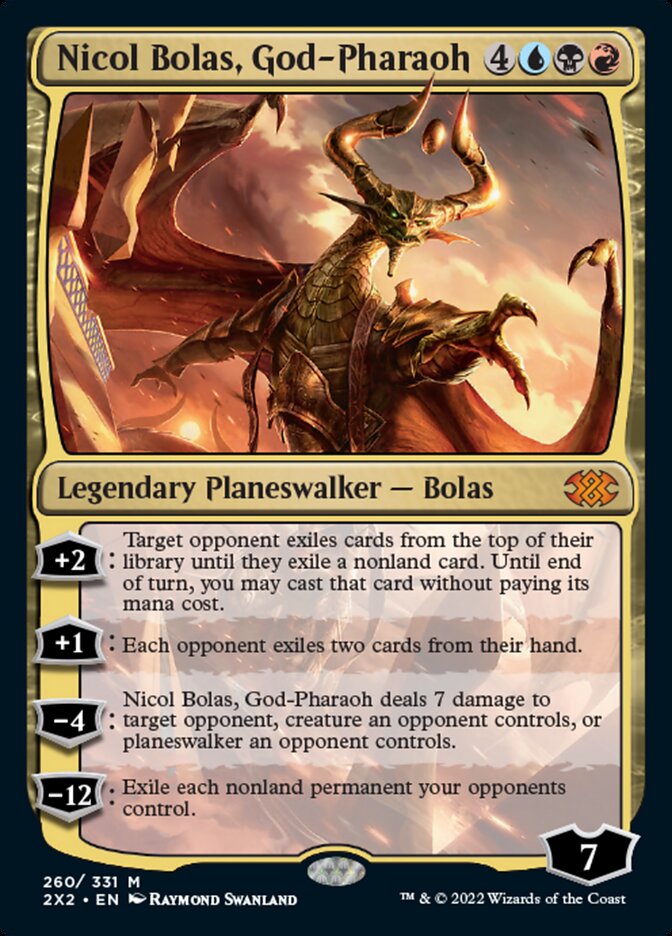 Nicol Bolas, God-Pharaoh [Double Masters 2022] | Black Swamp Games