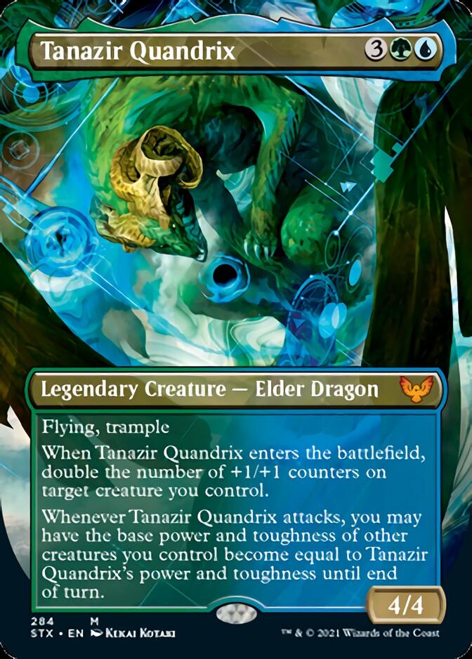 Tanazir Quandrix (Borderless Alternate Art) [Strixhaven: School of Mages] | Black Swamp Games