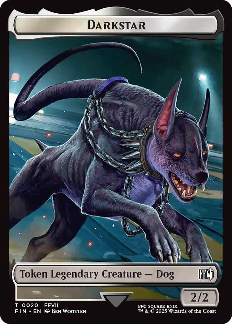 Angelo // Darkstar Double-Sided Token [FINAL FANTASY Tokens] | Black Swamp Games