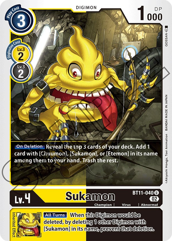 Sukamon [BT11-040] [Dimensional Phase] | Black Swamp Games