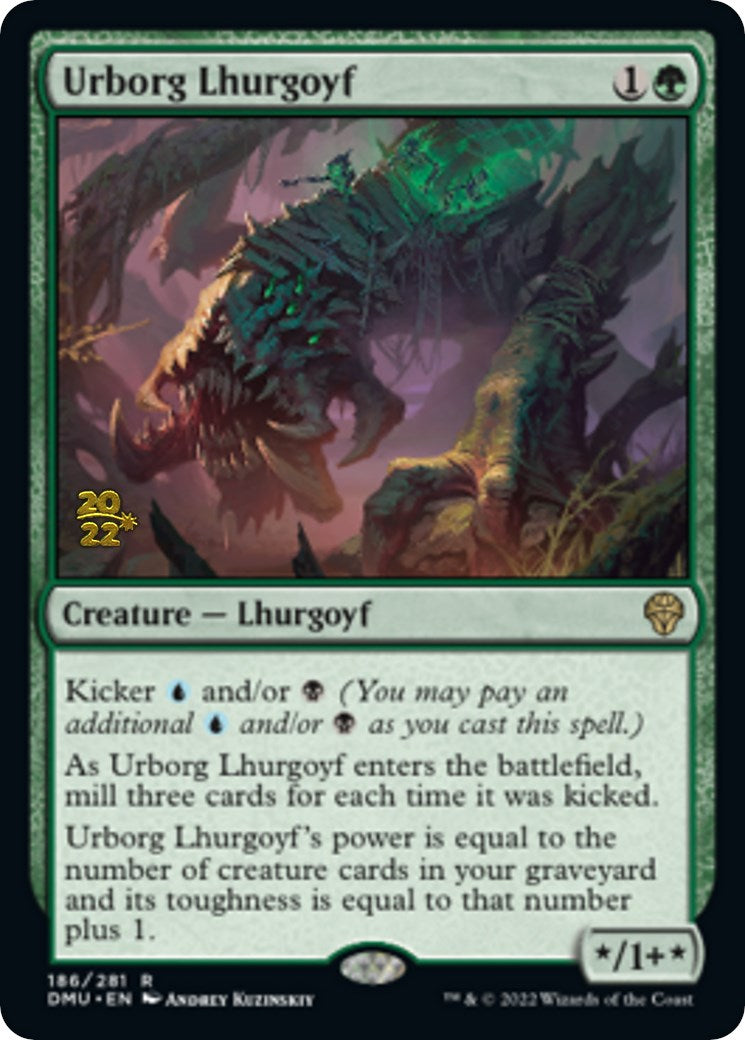 Urborg Lhurgoyf [Dominaria United Prerelease Promos] | Black Swamp Games