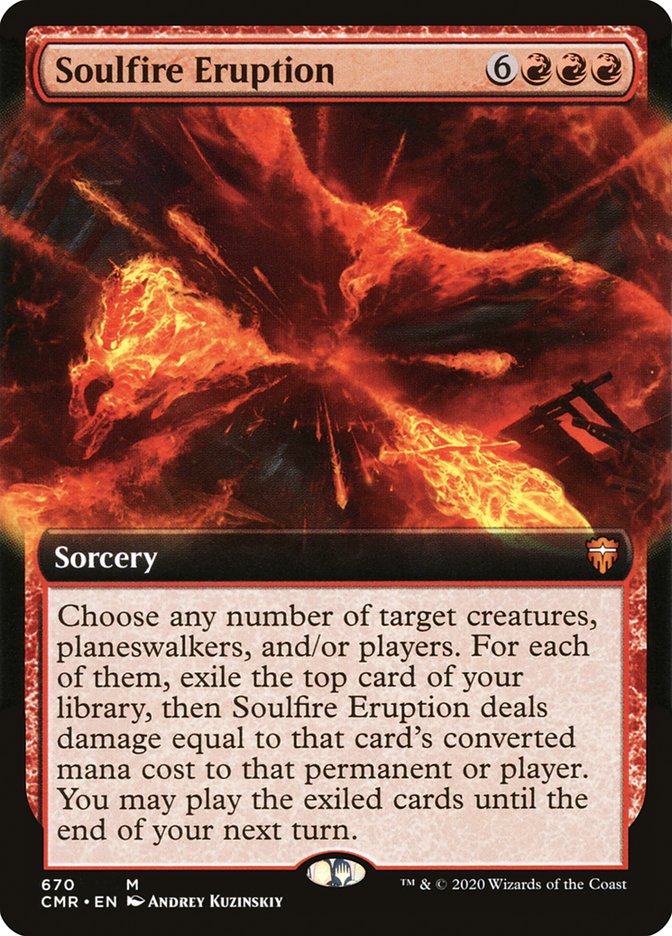 Soulfire Eruption (Extended Art) [Commander Legends] | Black Swamp Games
