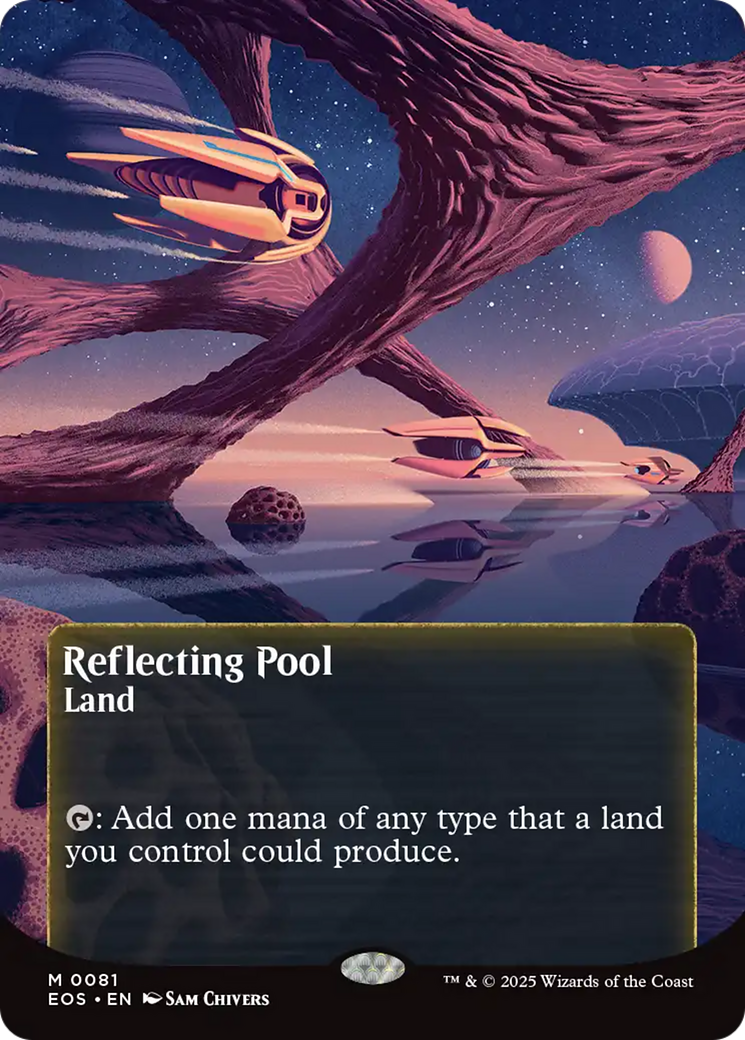 Reflecting Pool (0081) (Borderless) [Edge of Eternities: Stellar Sights] | Black Swamp Games