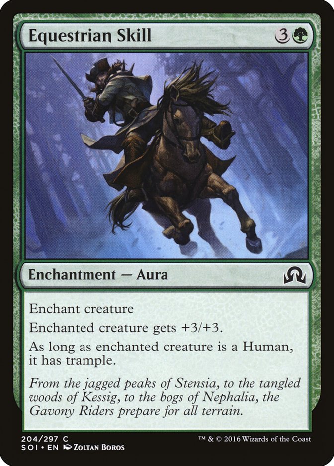 Equestrian Skill [Shadows over Innistrad] | Black Swamp Games
