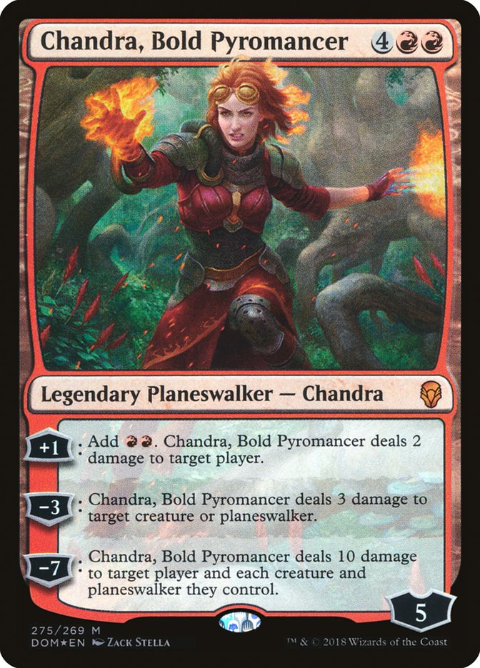 Chandra, Bold Pyromancer [Dominaria] | Black Swamp Games