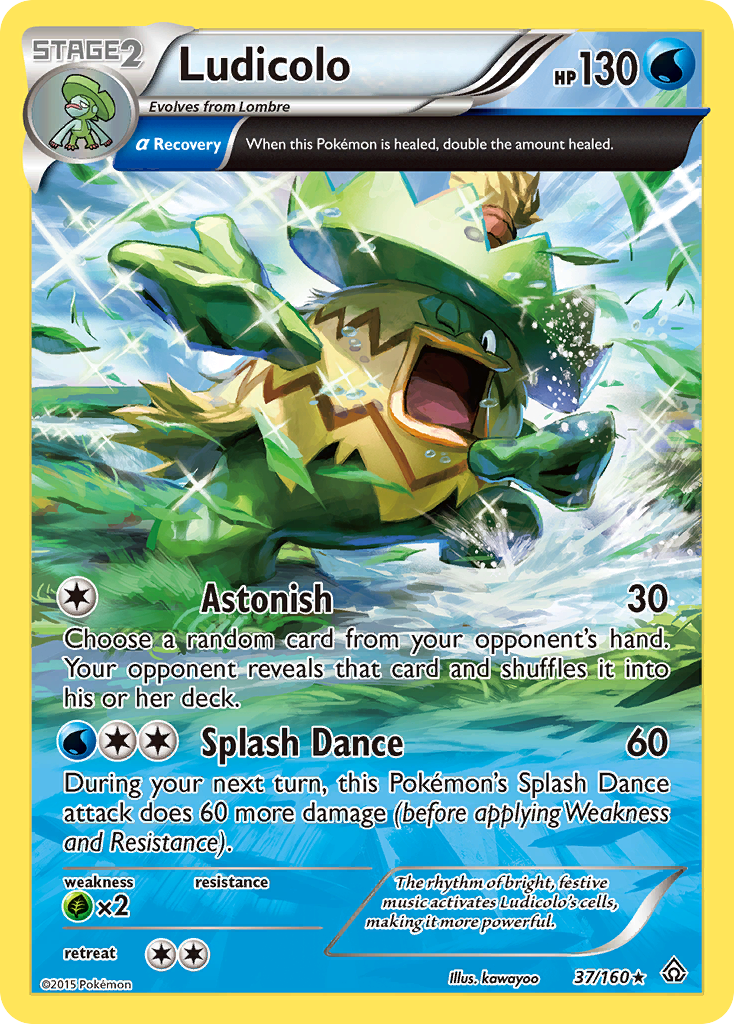 Ludicolo (37/160) [XY: Primal Clash] | Black Swamp Games