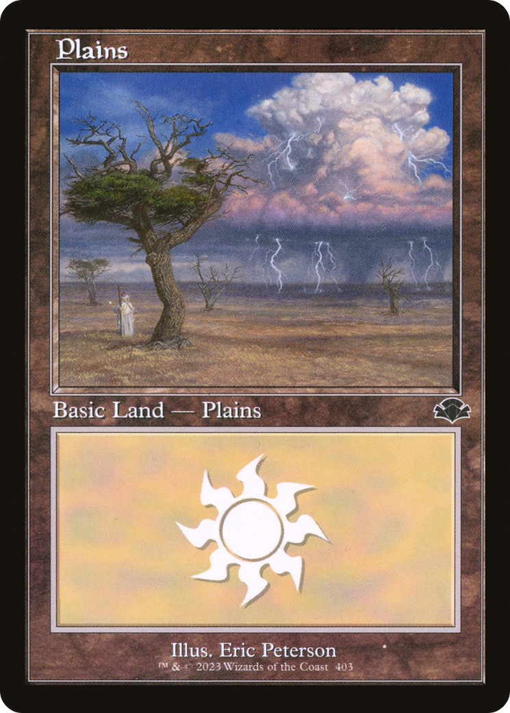 Plains (403) (Retro) [Dominaria Remastered] | Black Swamp Games