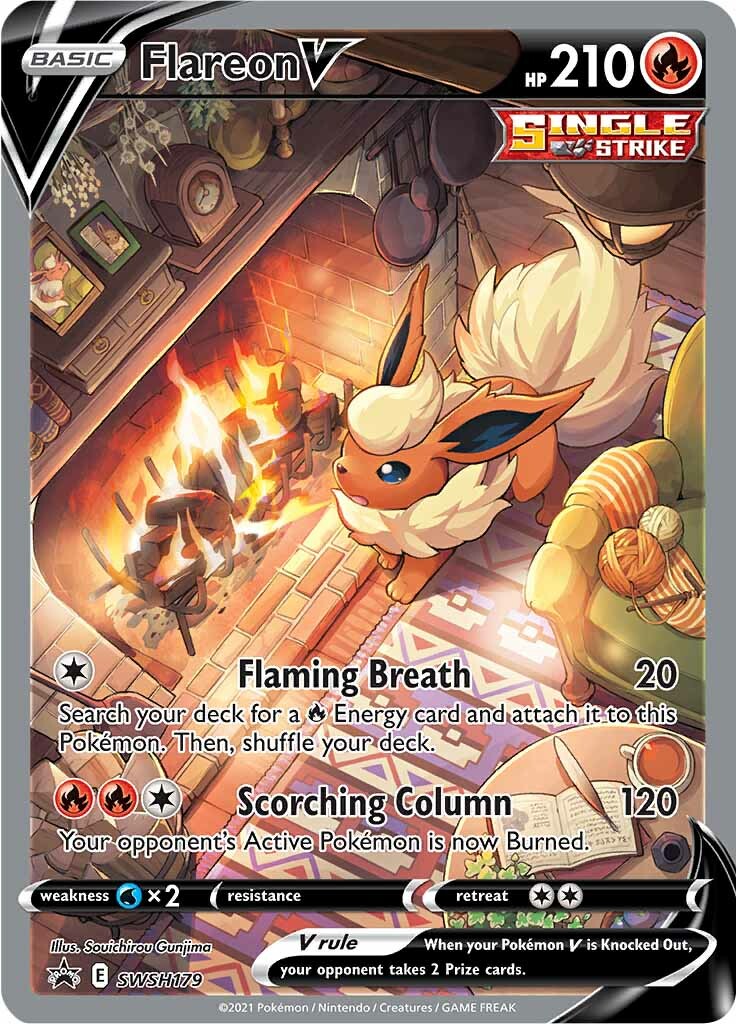 Flareon V (SWSH179) [Sword & Shield: Black Star Promos] | Black Swamp Games