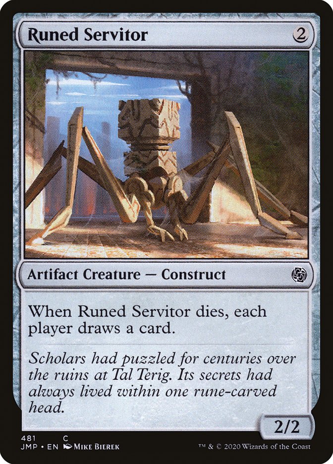 Runed Servitor [Jumpstart] | Black Swamp Games