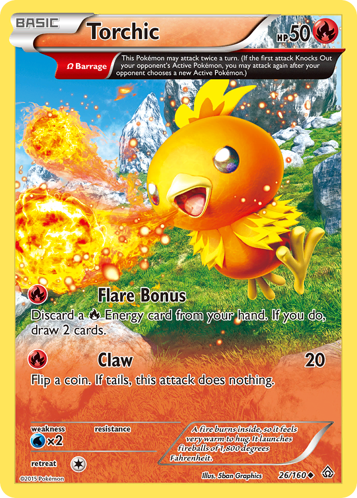 Torchic (26/160) [XY: Primal Clash] | Black Swamp Games