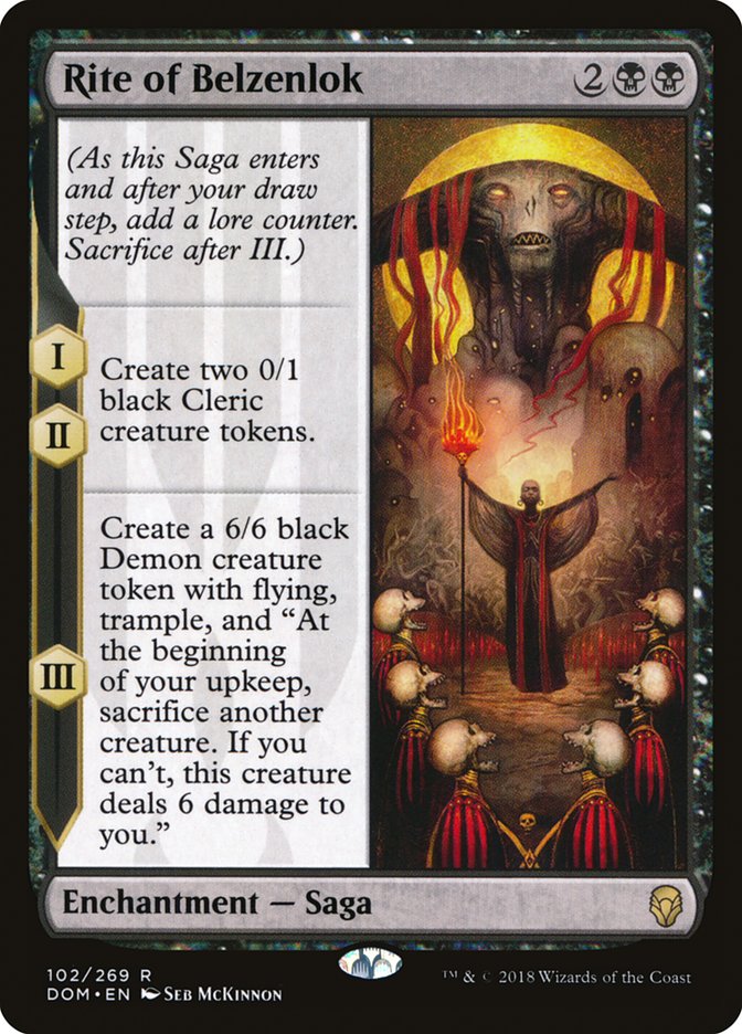 Rite of Belzenlok [Dominaria] | Black Swamp Games