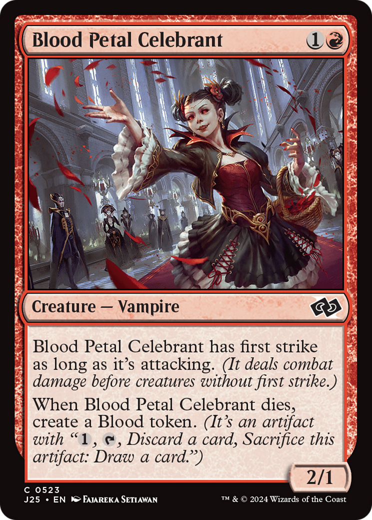 Blood Petal Celebrant [Foundations Jumpstart] | Black Swamp Games