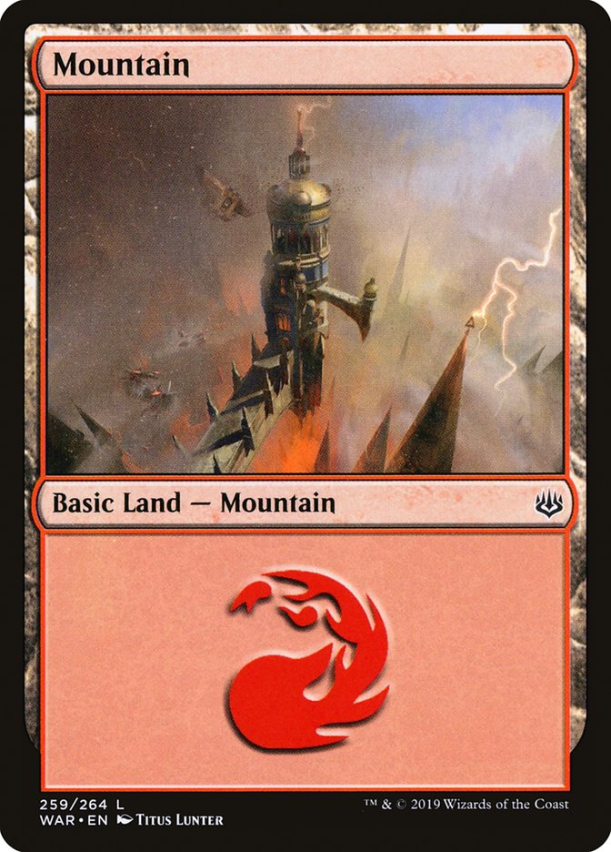 Mountain (259) [War of the Spark] | Black Swamp Games
