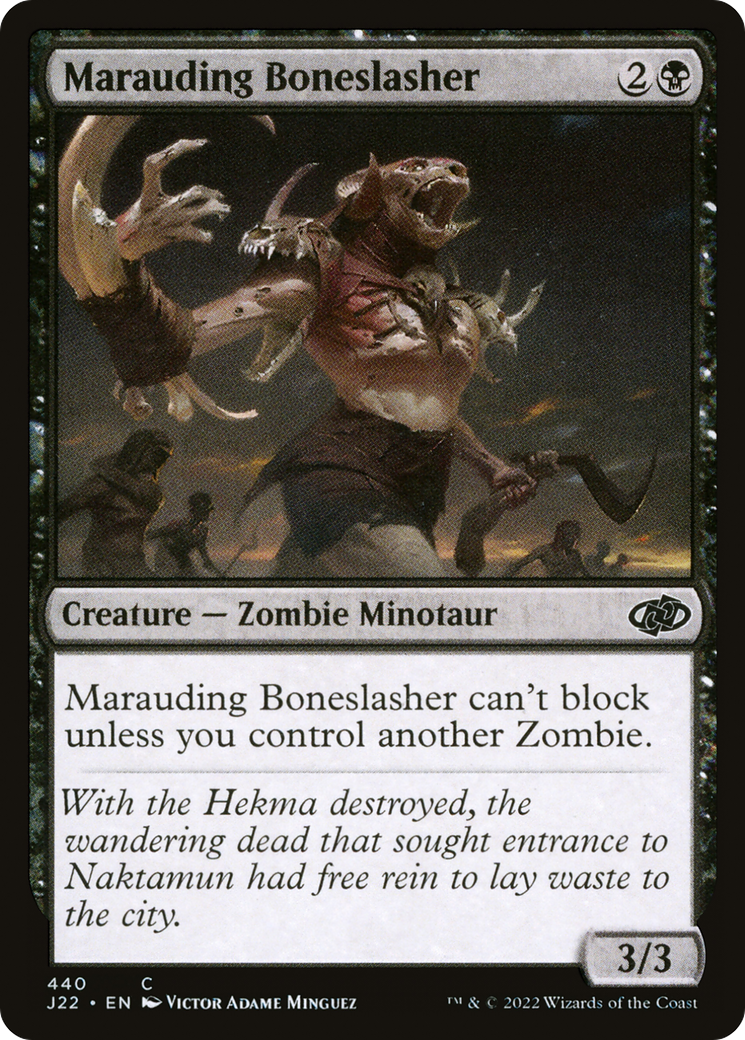 Marauding Boneslasher [Jumpstart 2022] | Black Swamp Games