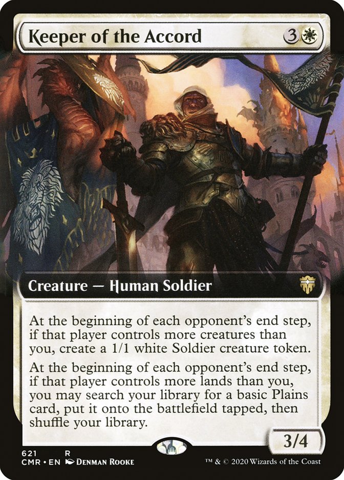 Keeper of the Accord (Extended Art) [Commander Legends] | Black Swamp Games