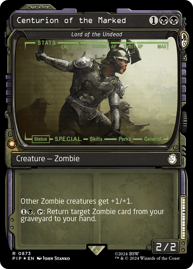 Centurion of the Marked - Lord of the Undead (Showcase) (Surge Foil) [Fallout] | Black Swamp Games