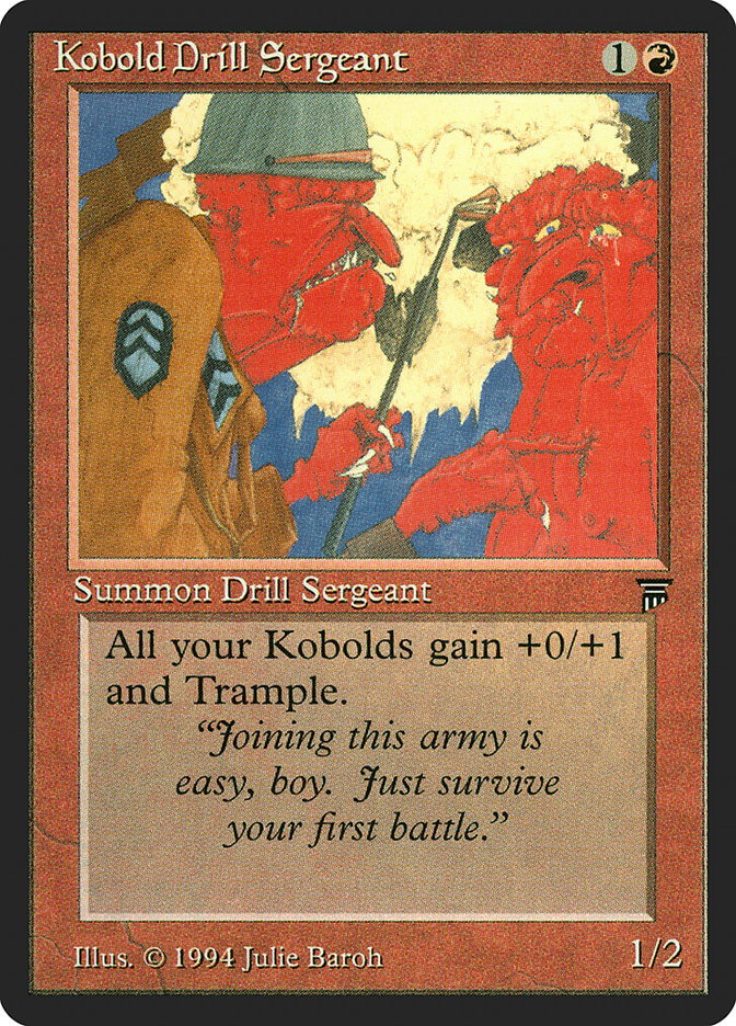 Kobold Drill Sergeant [Legends] | Black Swamp Games