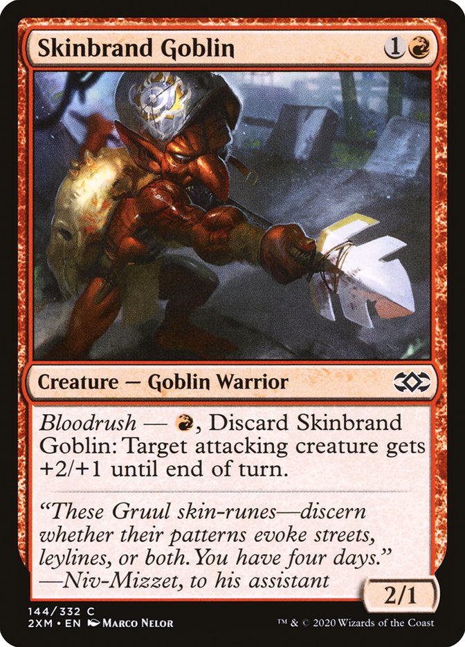 Skinbrand Goblin [Double Masters] | Black Swamp Games