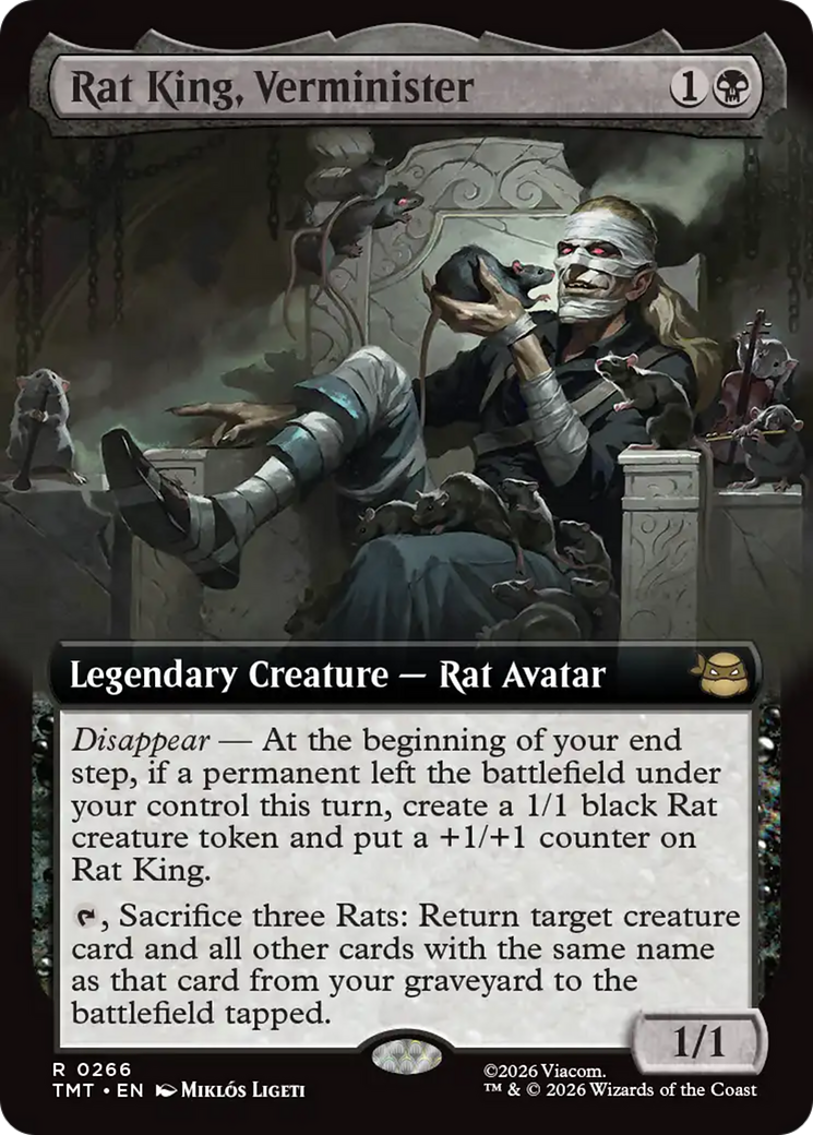 Rat King, Verminister (Extended Art) [Teenage Mutant Ninja Turtles] | Black Swamp Games
