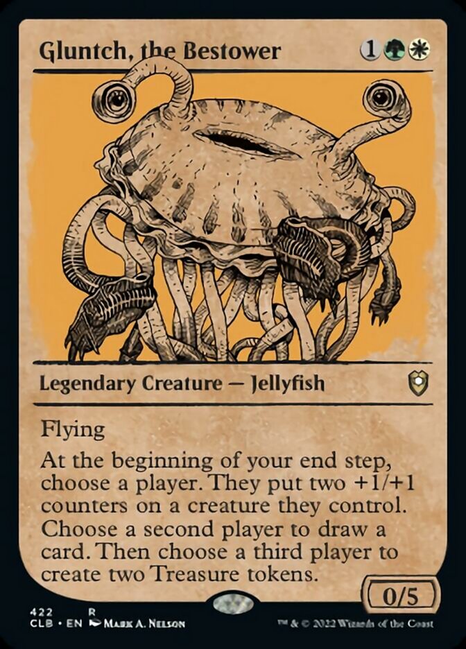 Gluntch, the Bestower (Showcase) [Commander Legends: Battle for Baldur's Gate] | Black Swamp Games