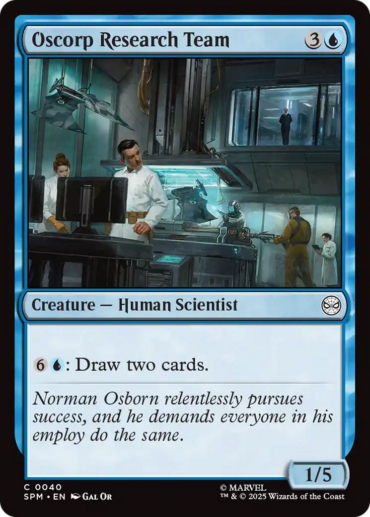Oscorp Research Team [Marvel's Spider-Man] | Black Swamp Games