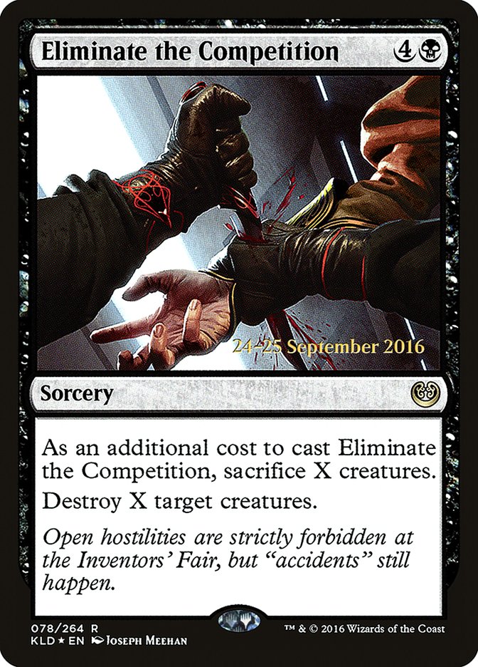 Eliminate the Competition [Kaladesh Prerelease Promos] | Black Swamp Games