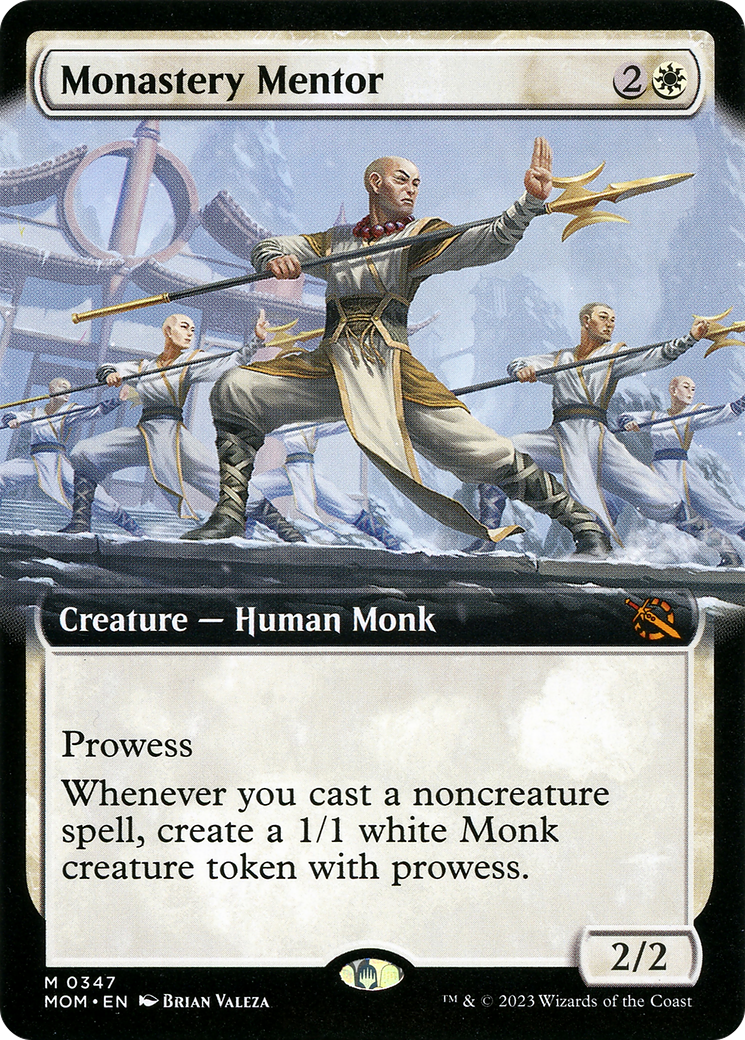 Monastery Mentor (Extended Art) [March of the Machine] | Black Swamp Games