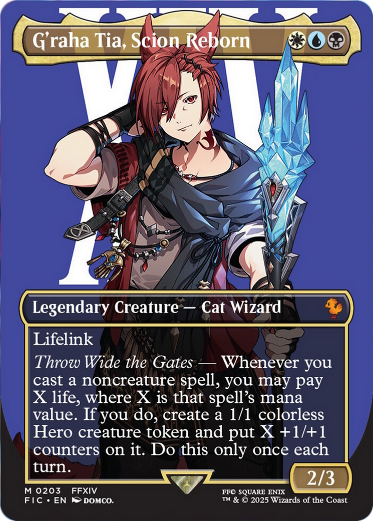 G'raha Tia, Scion Reborn (Borderless) [FINAL FANTASY Commander] | Black Swamp Games