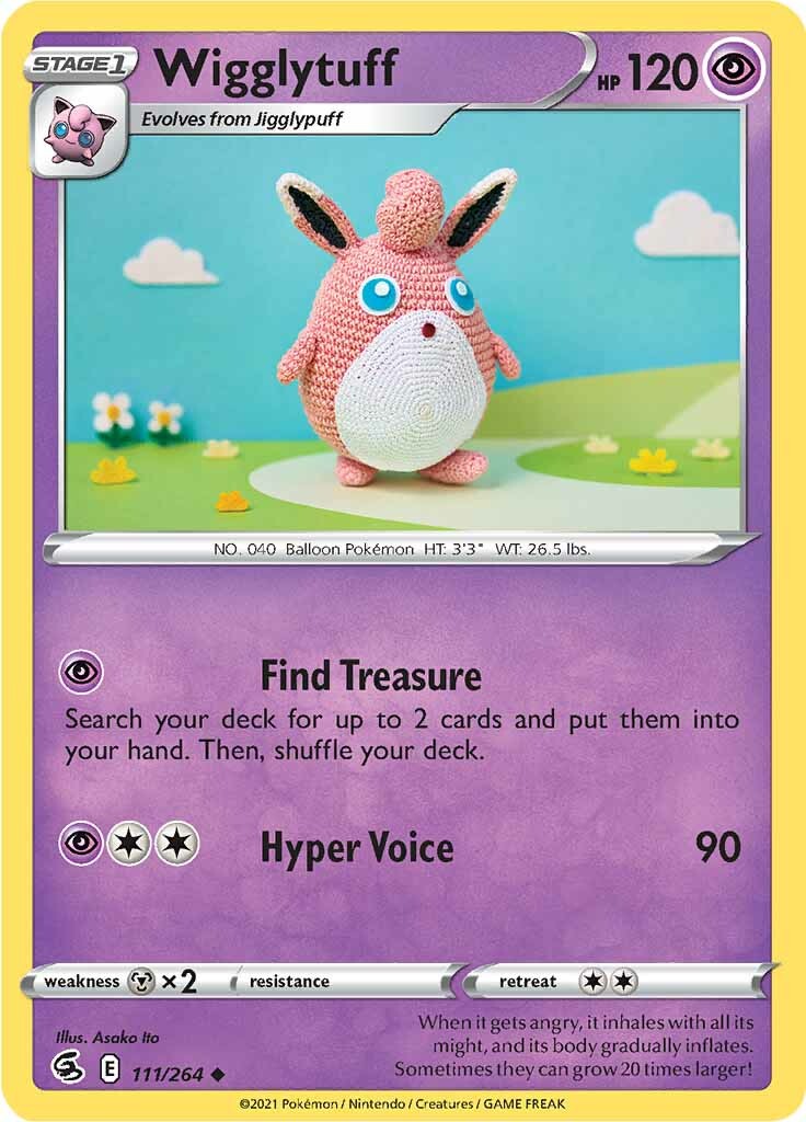 Wigglytuff (111/264) [Sword & Shield: Fusion Strike] | Black Swamp Games