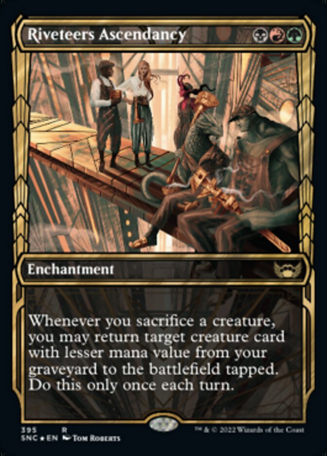 Riveteers Ascendancy (Showcase Golden Age Gilded Foil) [Streets of New Capenna] | Black Swamp Games