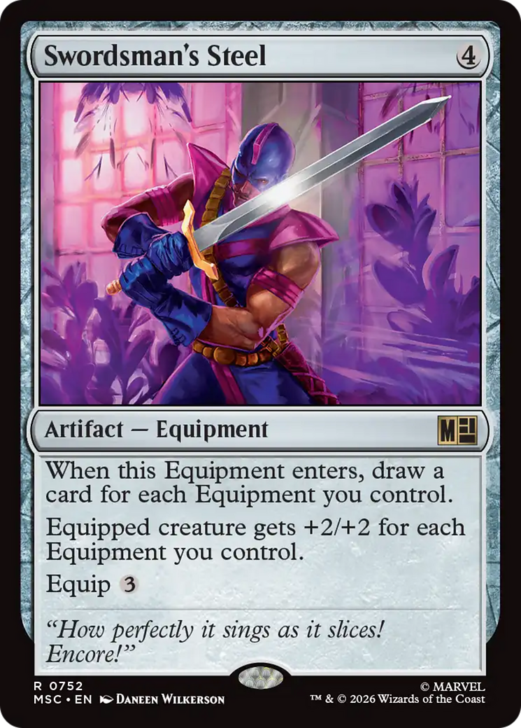 Swordsman's Steel [Marvel Super Heroes Commander] | Black Swamp Games