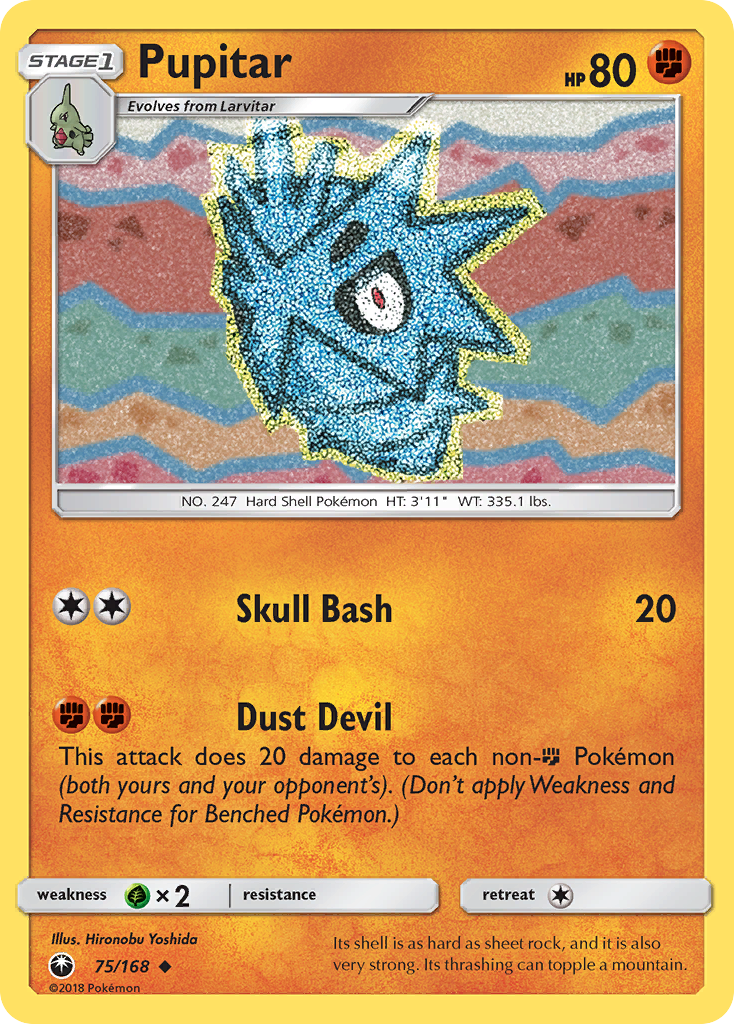 Pupitar (75/168) [Sun & Moon: Celestial Storm] | Black Swamp Games