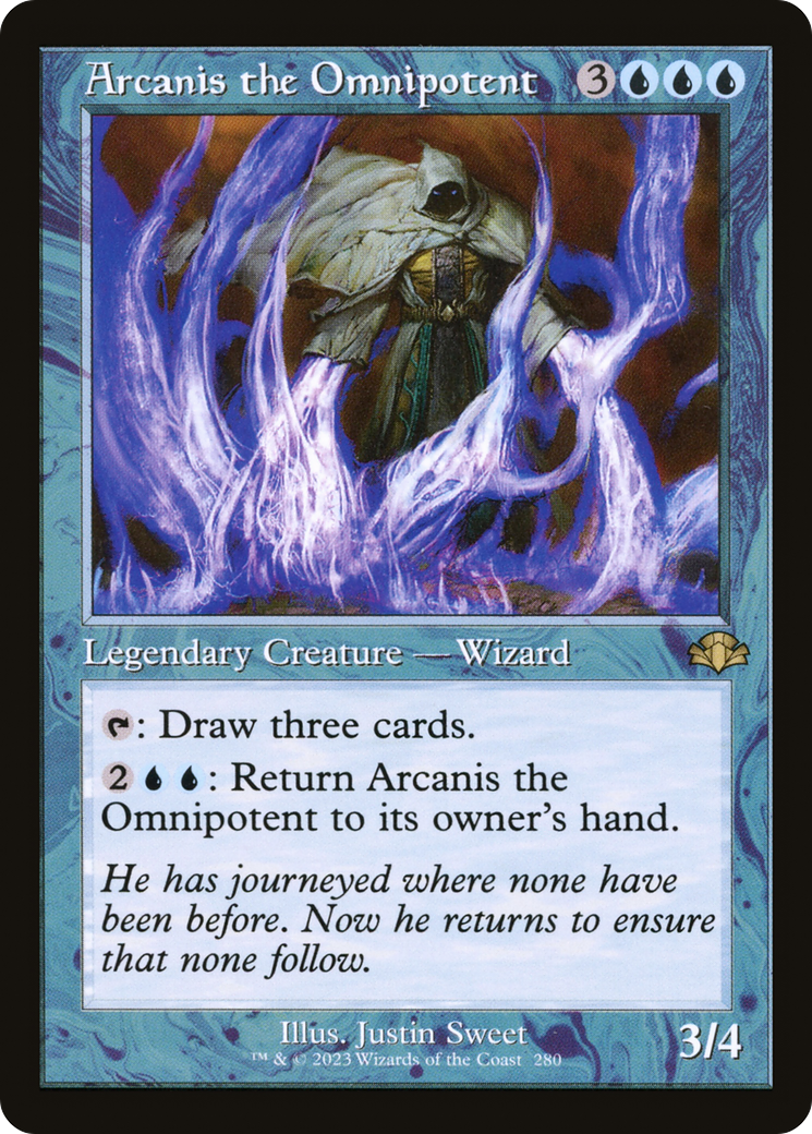 Arcanis the Omnipotent (Retro) [Dominaria Remastered] | Black Swamp Games