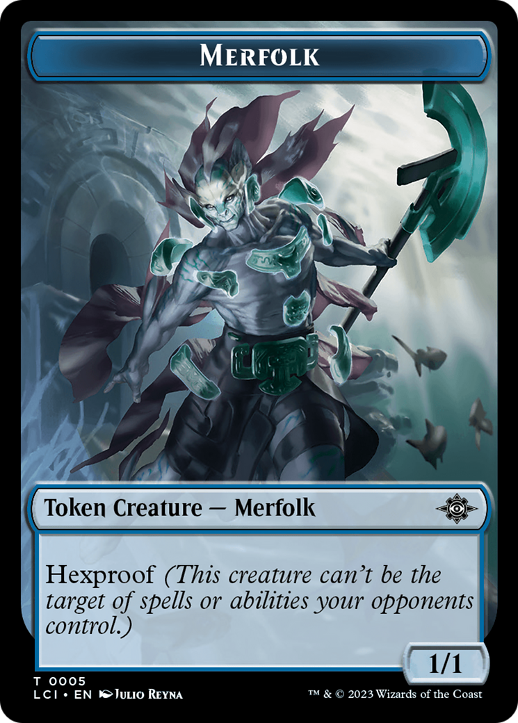 Merfolk Token [The Lost Caverns of Ixalan Tokens] | Black Swamp Games