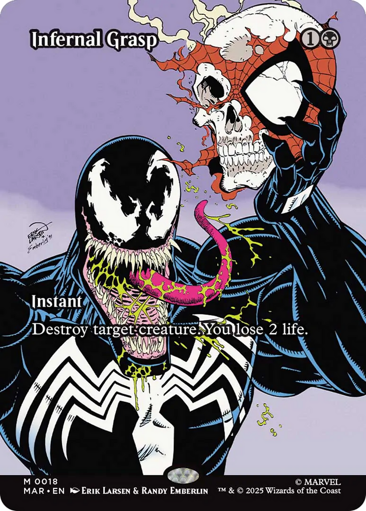Infernal Grasp (Borderless) [Marvel's Spider-Man: Eternal-Legal] | Black Swamp Games