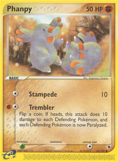 Phanpy (62/109) [EX: Ruby & Sapphire] | Black Swamp Games