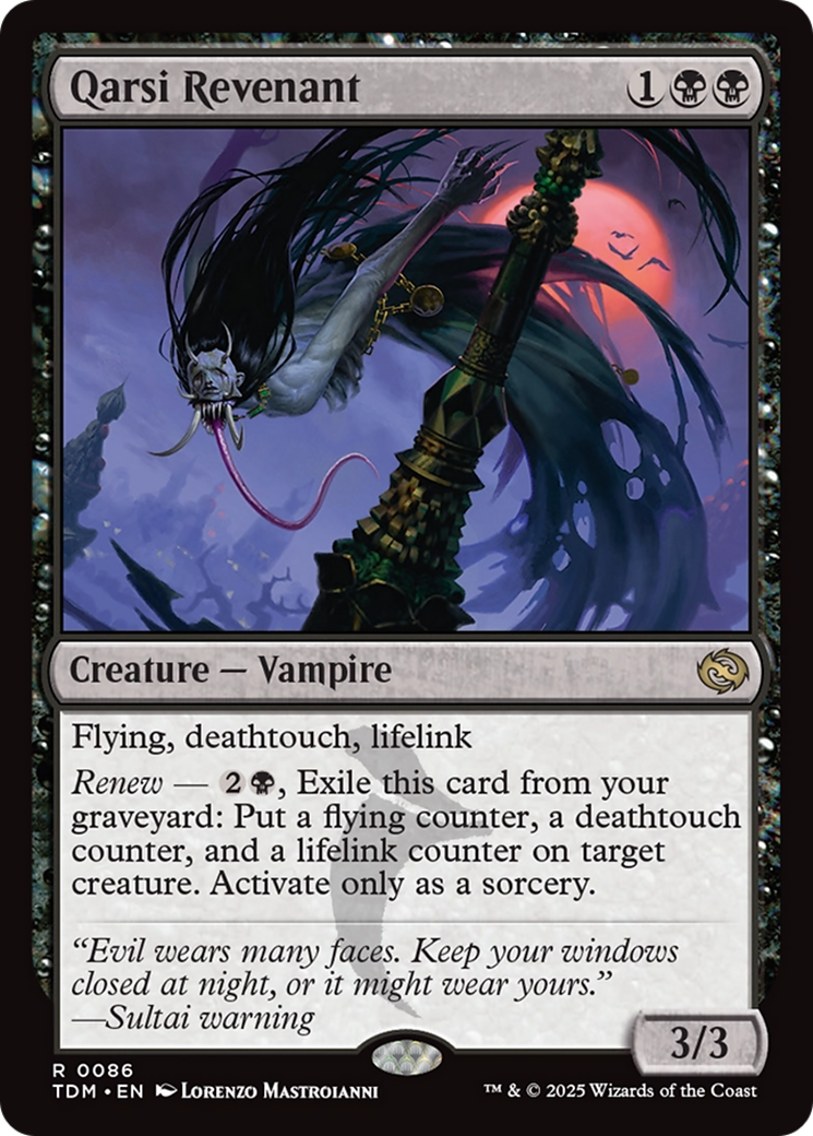 Qarsi Revenant [Tarkir: Dragonstorm] | Black Swamp Games