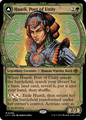 Huatli, Poet of Unity // Roar of the Fifth People (Showcase) [The Lost Caverns of Ixalan] | Black Swamp Games