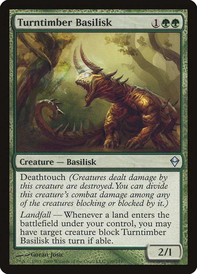 Turntimber Basilisk [Zendikar] | Black Swamp Games