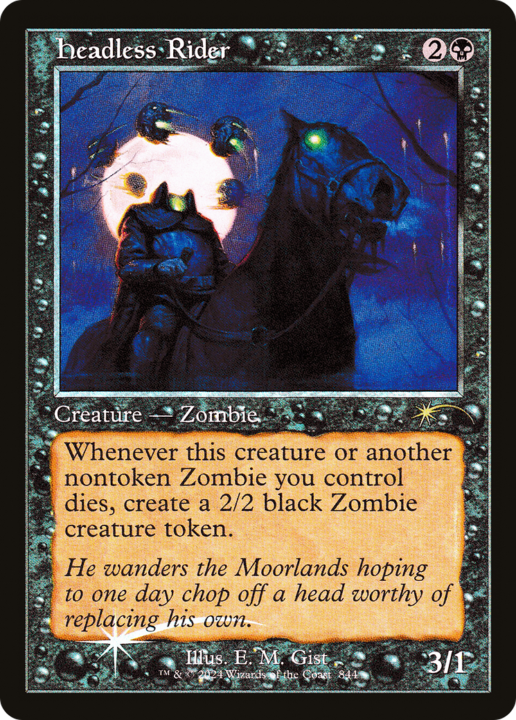Headless Rider (Retro Frame) [Secret Lair Drop Series] | Black Swamp Games