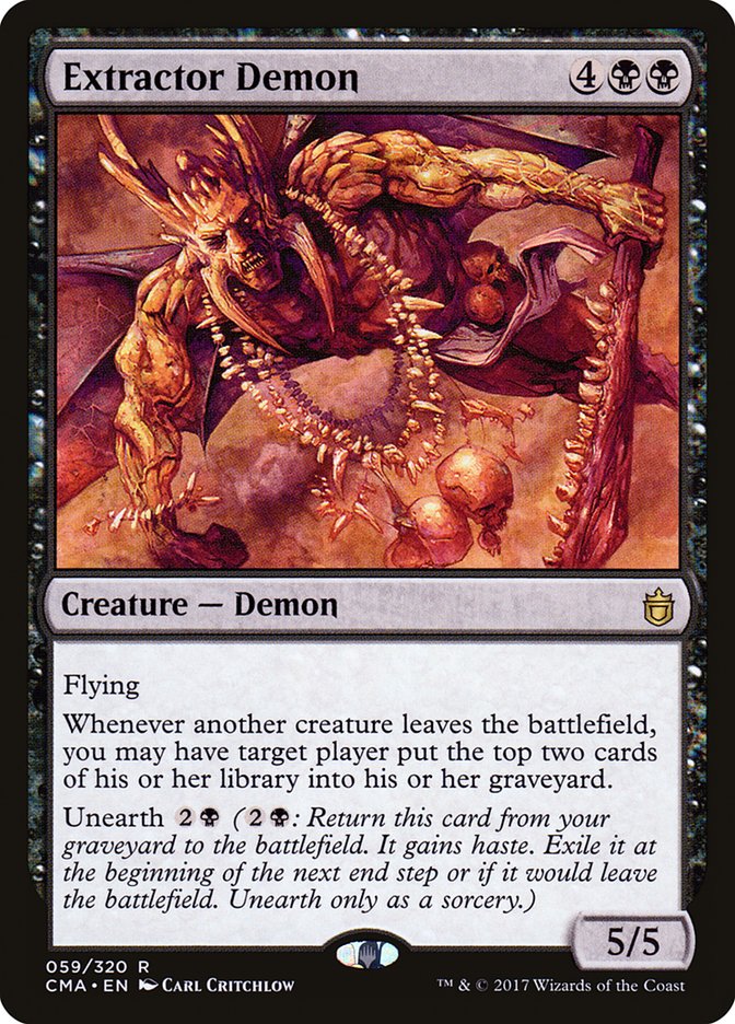 Extractor Demon [Commander Anthology] | Black Swamp Games