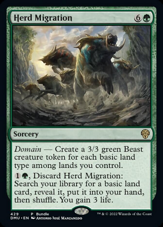 Herd Migration (Bundle) [Dominaria United] | Black Swamp Games