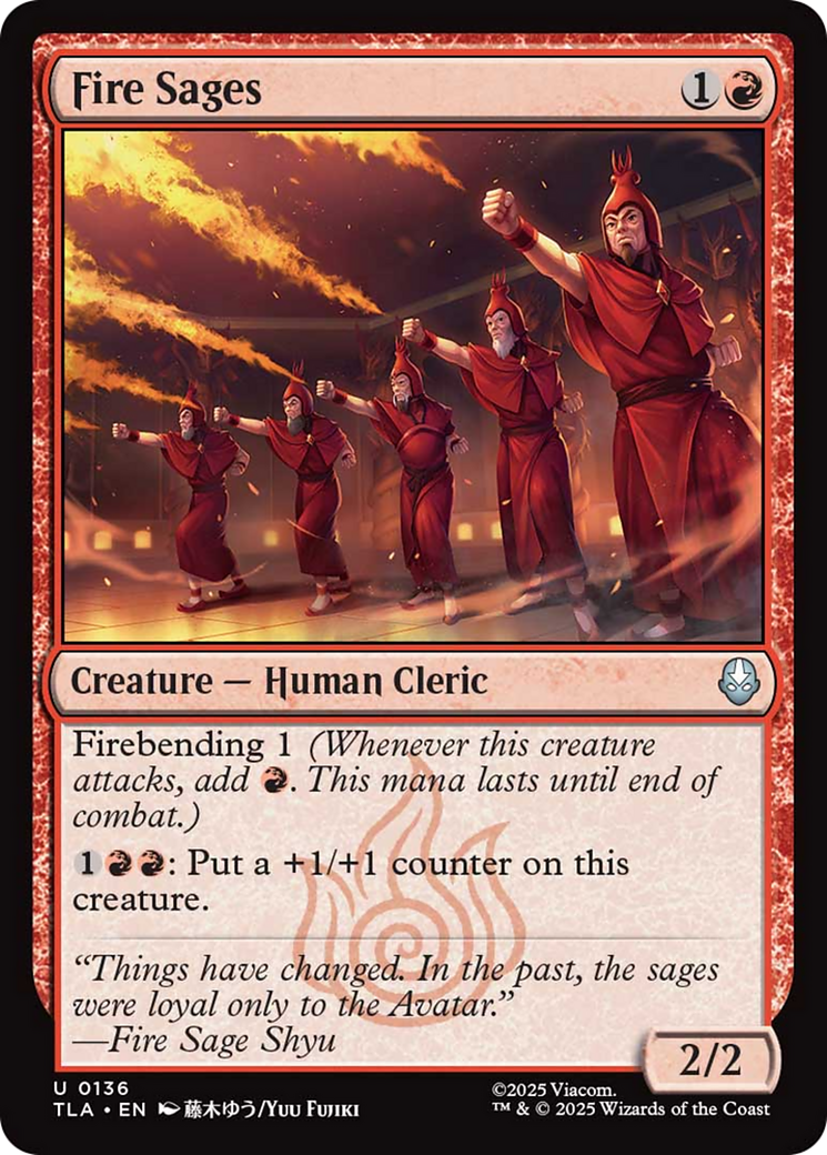 Fire Sages [Avatar: The Last Airbender] | Black Swamp Games