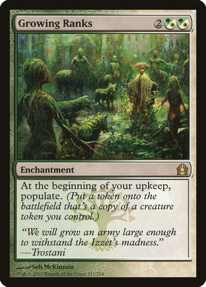 Growing Ranks [Return to Ravnica] | Black Swamp Games